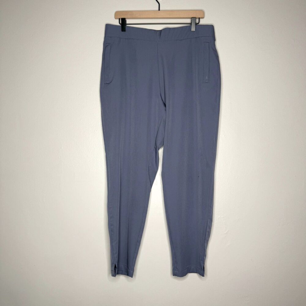 Calvin Klein Performance Womens Active Pants XL Blue Training Gym Athletic